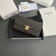 Best Replica Celine Large Canvas Wallet with Triumph Clasp Knockoff