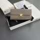 Best Replica Celine Large Triomphe Wallet Pebbles Knockoff