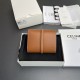 Best Replica CELINE 16 Small Tri-Fold Wallet Satin Calfskin Brown Knockoff
