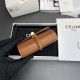 Best Replica CELINE 16 Small Tri-Fold Wallet Satin Calfskin Brown Knockoff
