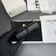 Best Replica CELINE 16 Small Tri-Fold Wallet Satin Calfskin Black Knockoff
