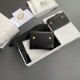 Best Replica Celine Compact Wallet with Triomphe Coin Case Black Knockoff