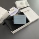 Best Replica Celine Compact Wallet with Triomphe Coin Case Blue Knockoff