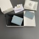 Best Replica Celine Compact Wallet with Triomphe Coin Case Blue Knockoff