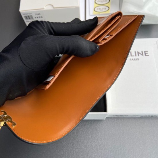 Best Replica Celine Small Flap Wallet Triomphe Calfskin Knockoff