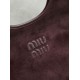 Fake Miu Miu Ivy corduroy shoulder bag/hobo 5BG231 Clone