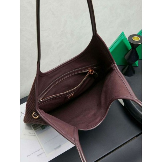 Fake Miu Miu Ivy corduroy shoulder bag/hobo 5BG231 Clone