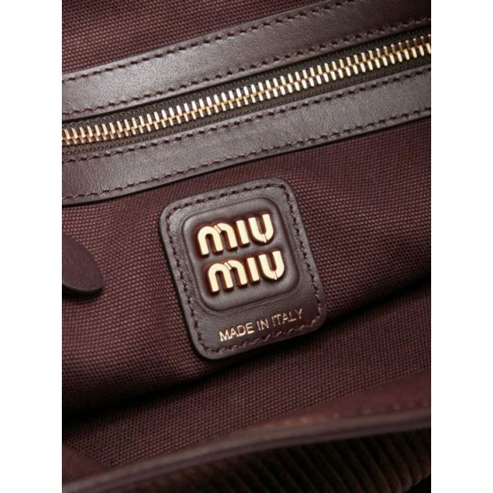 Fake Miu Miu Ivy corduroy shoulder bag/hobo 5BG231 Clone
