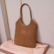 Fake Miu Miu Ivy corduroy shoulder bag/hobo 5BG231 Brown Clone