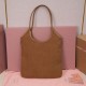 Fake Miu Miu Ivy corduroy shoulder bag/hobo 5BG231 Brown Clone