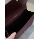 Fake YSL Saint Laurent Grain De Poudre Matelassé Chevron Envelope clutch bag burgundy Clone