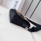 Fake Miu Miu Ivy LOEWE Mini Flex canvas and suede shoulder bag brown/black Clone