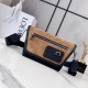 Fake Miu Miu Ivy LOEWE Mini Flex canvas and suede shoulder bag brown/black Clone