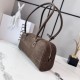 Fake Loewe Amazona 31 grained nubuck leather shoulder bag brown Clone