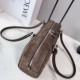 Fake Loewe Amazona 31 grained nubuck leather shoulder bag brown Clone