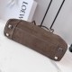 Fake Loewe Amazona 31 grained nubuck leather shoulder bag brown Clone