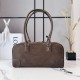 Fake Loewe Amazona 31 grained nubuck leather shoulder bag brown Clone