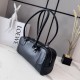 Fake Loewe Amazona 31 grained nubuck leather shoulder bag black Clone