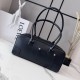 Fake Loewe Amazona 31 grained nubuck leather shoulder bag black Clone