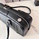 Fake Loewe Amazona 31 grained nubuck leather shoulder bag black Clone