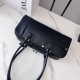Fake Loewe Amazona 31 grained nubuck leather shoulder bag black Clone