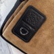 Fake Loewe Flex canvas and suede shoulder bags brown/black Clone