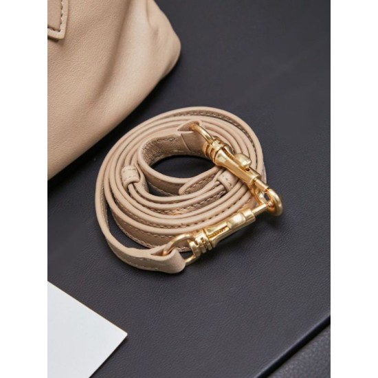 Fake Miu Miu Adventure leather tote bag creamy white Clone