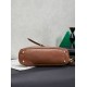 Fake Miu Miu Adventure leather tote bag brown 5BA292 Clone