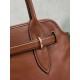 Fake Miu Miu Adventure leather tote bag brown 5BA292 Clone