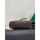 Fake Miu Miu Adventure leather tote bag coffee 5BA292 Clone