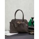 Fake Miu Miu Adventure leather tote bag coffee 5BA292 Clone