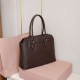 Fake Miu Miu Adventure nappa tote bag brown Clone