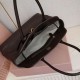 Fake Miu Miu Adventure nappa tote bag brown Clone