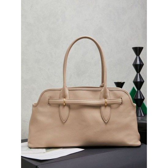 Fake Miumiu Adventure nappa tote bag cream 5BG310 Clone