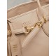 Fake Miumiu Adventure nappa tote bag cream 5BG310 Clone