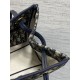 Best Quality Knockoff Dior Oblique Small/Large Blue Jacquard Shopping Bag Clone Replica Dior Oblique Small/Large Blue Jacquard Shopping Bag Fake Dupes