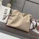 Replica Loewe Flamenco Drawstring Clutch Bag Beige Fake Dupes