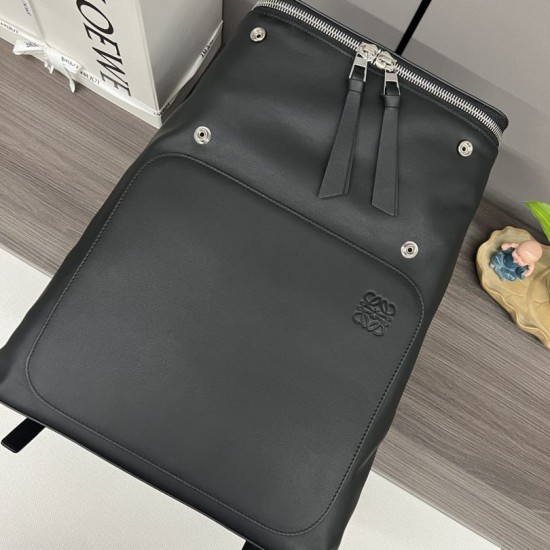 Replica Loewe Goya Unisex Backpack Black Fake Dupes