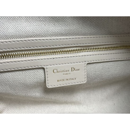 Replica Dior Oblique Small/Medium D-Journey Bag Beige Jacquard Fake Dupes