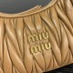 Replica Miu Miu Wander Matelasse Mini/Small Hobo Bag Brown Fake Dupes
