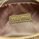 Replica Miu Miu Wander Matelasse Mini/Small Hobo Bag Brown Fake Dupes