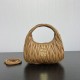 Replica Miu Miu Wander Matelasse Mini/Small Hobo Bag Brown Fake Dupes