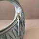 Replica Miu Miu Wander Matelasse Mini/Small Hobo Bag Blue Fake Dupes