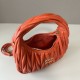 Replica Miu Miu Wander Matelasse Mini/Small Hobo Bag Orange Fake Dupes