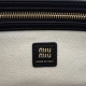 Replica Miu Miu Pocket Nappa Shoulder Bag 5BC189 Black Fake Dupes