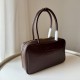 Replica Miu Miu Beau Top Handle Bag 5BB172 Maroon Fake Dupes