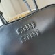 Replica Miu Miu Beau Top Handle Bag 5BB172 Black Fake Dupes