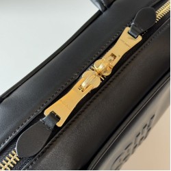 Best Quality Knockoff Miu Miu Beau Top Handle Bag 5BB172 Black Clone Replica Miu Miu Beau Top Handle Bag 5BB172 Black Fake Dupes