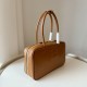 Replica Miu Miu Beau Top Handle Bag 5BB172 Brown Fake Dupes
