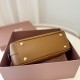 Replica Miu Miu Arcadie Top Handle Bag 5BB142 Brown Fake Dupes